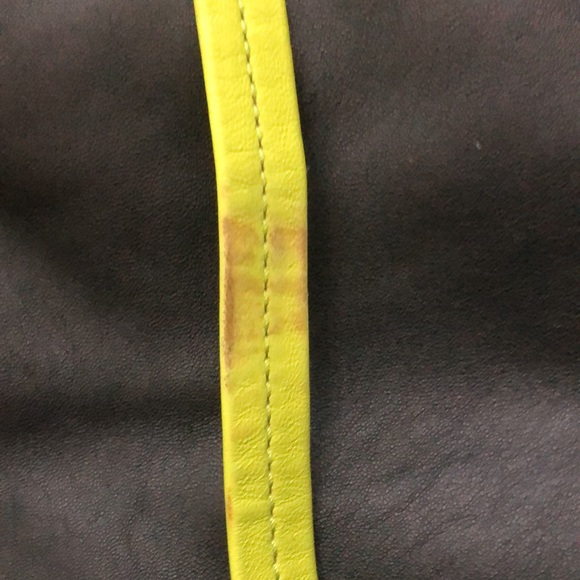 Alexander Wang Neon Strap Gym Sack in Green leather - Picture 13 of 13